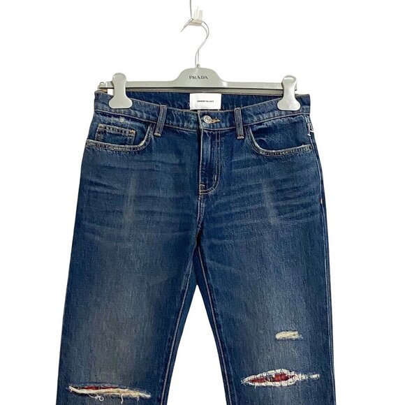 Current/Elliott The Repaired Fling Distressed Crop Jeans size 26, New with Tag - Picture 8 of 16